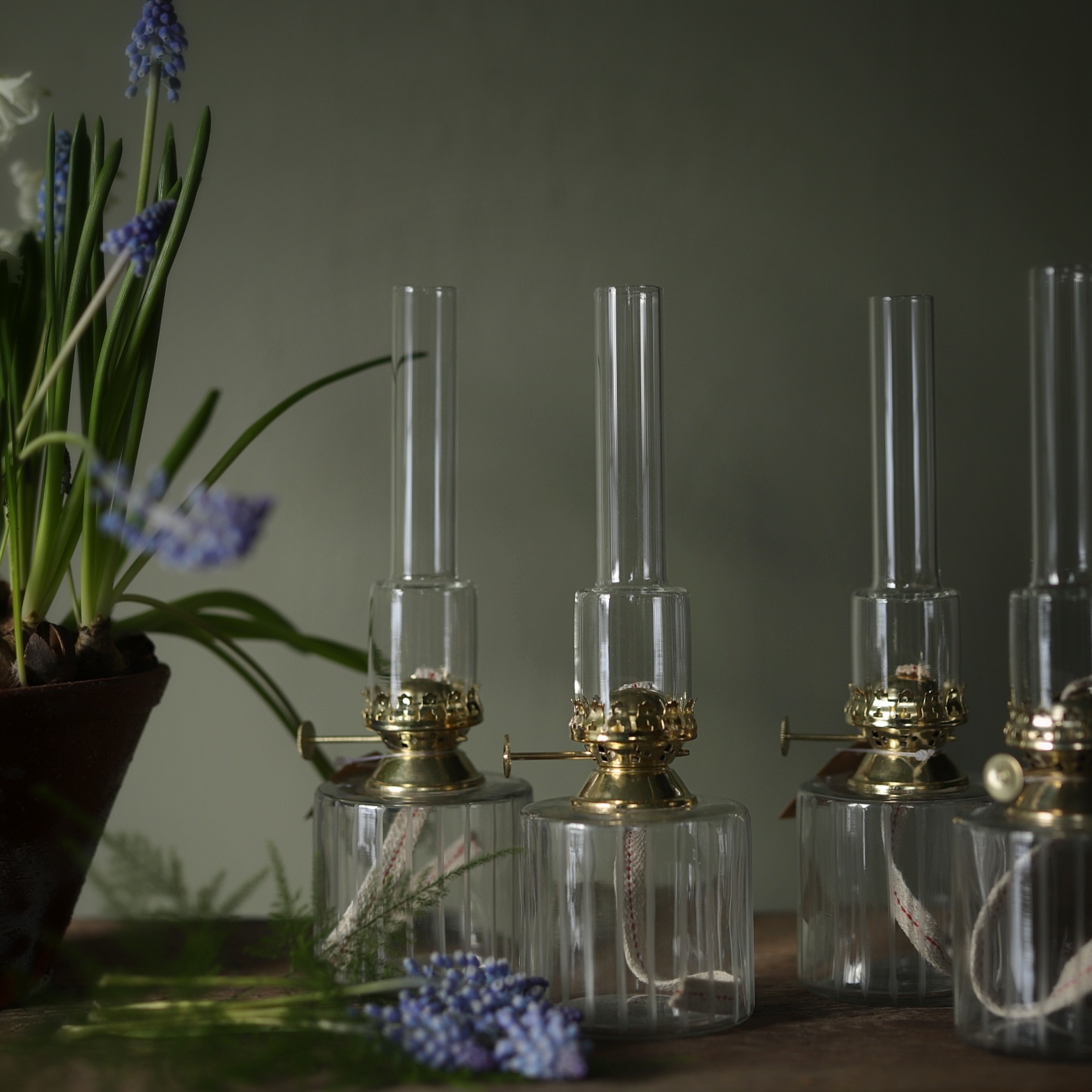 Fotogenlampa glas - S