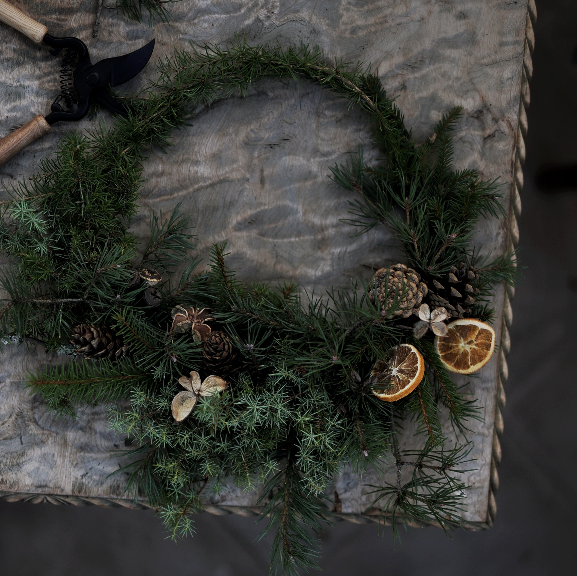 Genomförd: kurs 4/12 – adventskrans