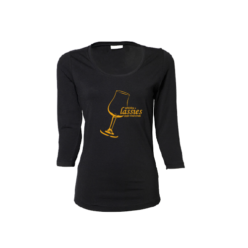 Lassie 3/4 ärm T-shirt Svart