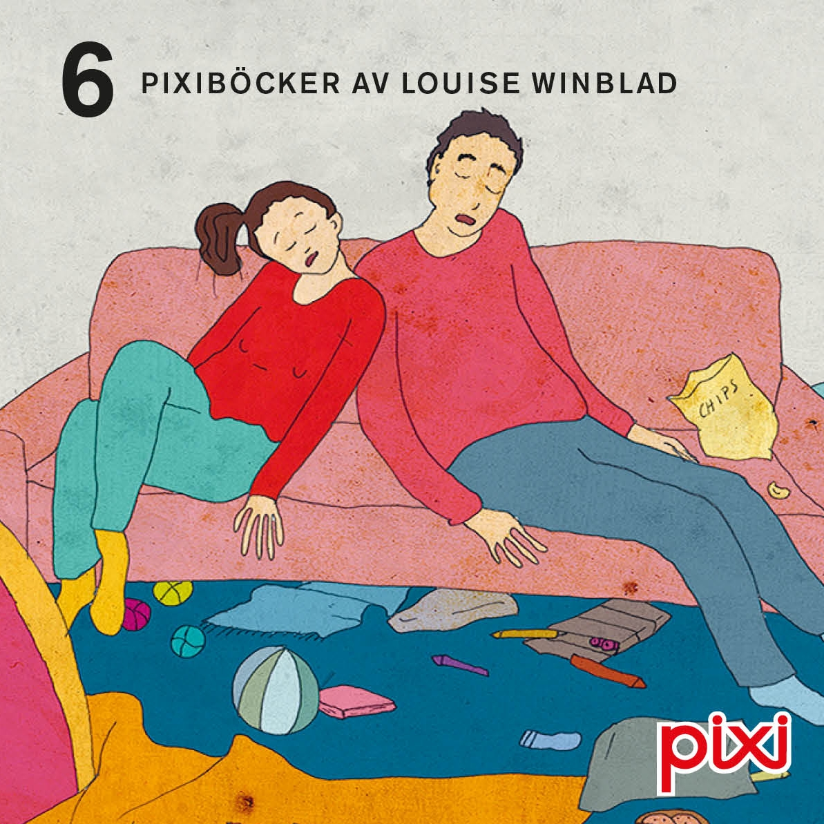 Pixibox: 6 pixiböcker med "Hej hej vardag".