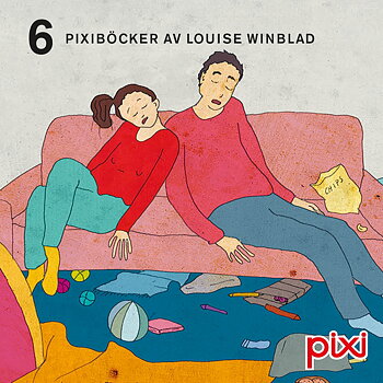 Pixibox: 6 pixiböcker med "Hej hej vardag".