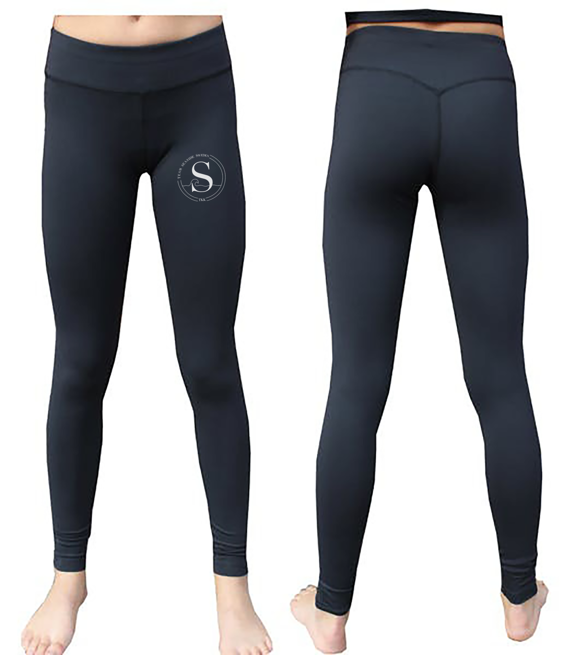 Långa Tights Seaside - Svart