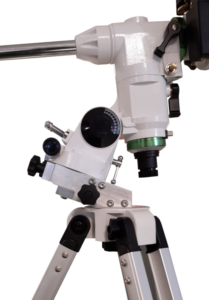 Anwendungsbeispiel: Nienna EQ5 Northifier mit Sky-Watcher EQ3 Montierung