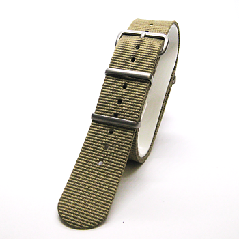 22 mm NATO-band, khaki.