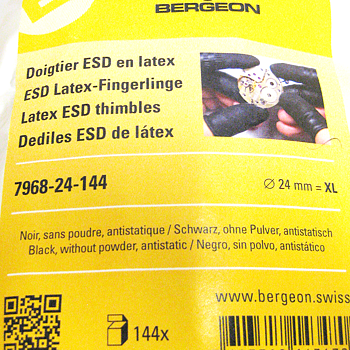 Bergeon fingertutor 7968-24, Extra Large (Ø24mm), 144 st.