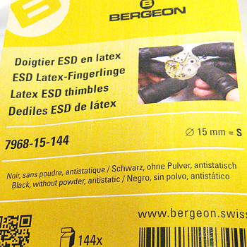 Bergeon fingertutor 7968-15, Small (Ø15mm), 144 st.