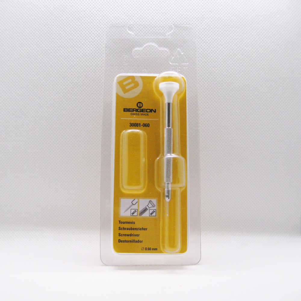 Bergeon skruvmejsel 30081 0,6 mm (Vit) - 2
