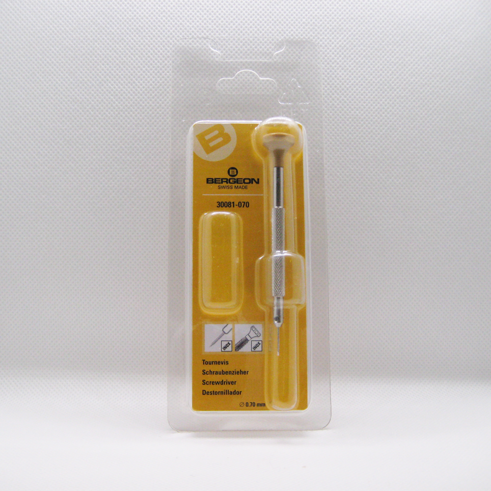 Bergeon skruvmejsel 30081 0,7 mm (Guld) - 2