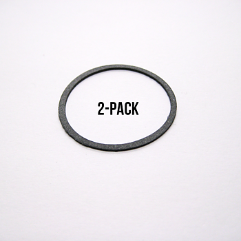 Platt gummipackning till boetter, 27.4 x 26.0 mm (Swiss) 2 st.