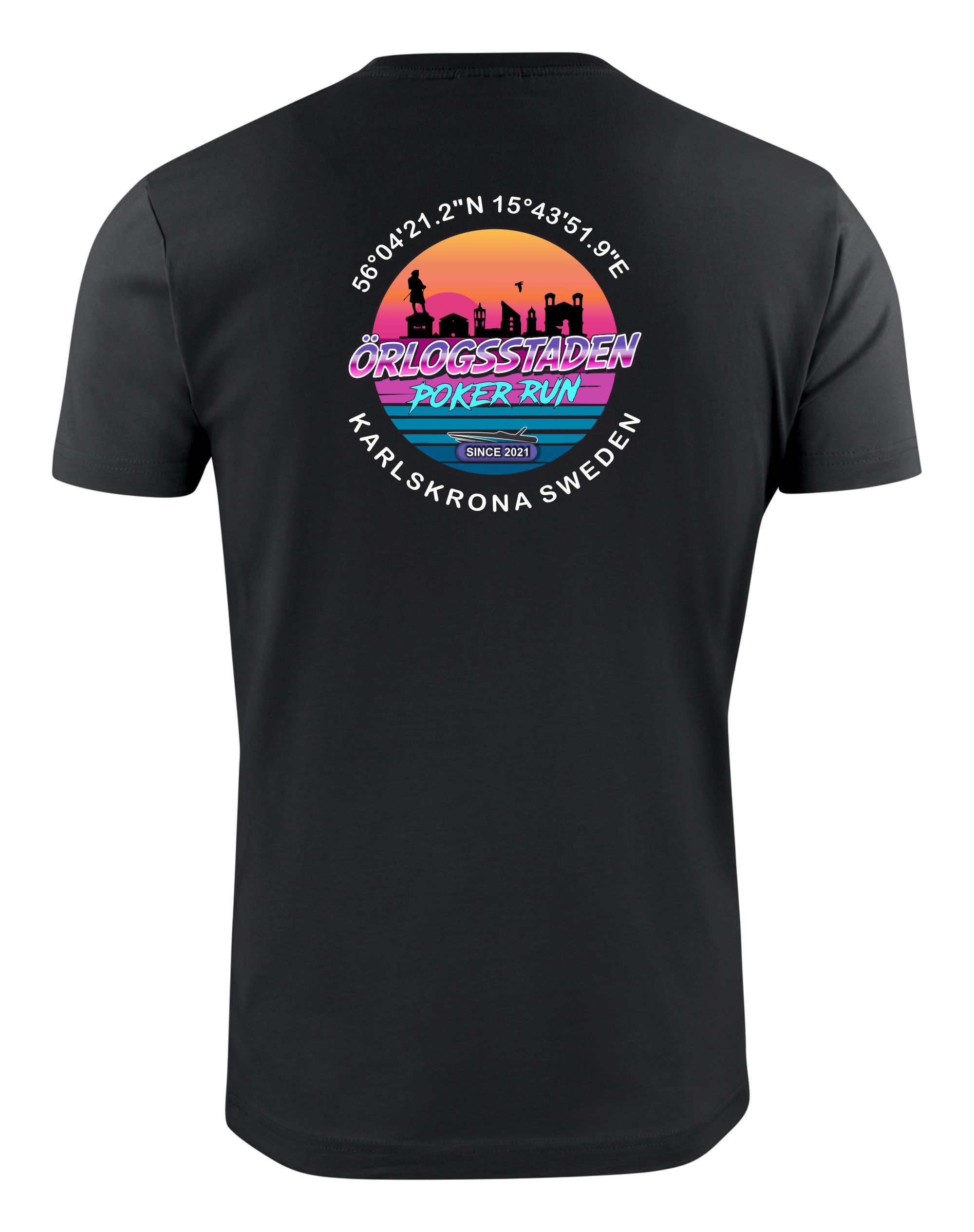 T-shirt - Örlogsstaden Poker Run - 2