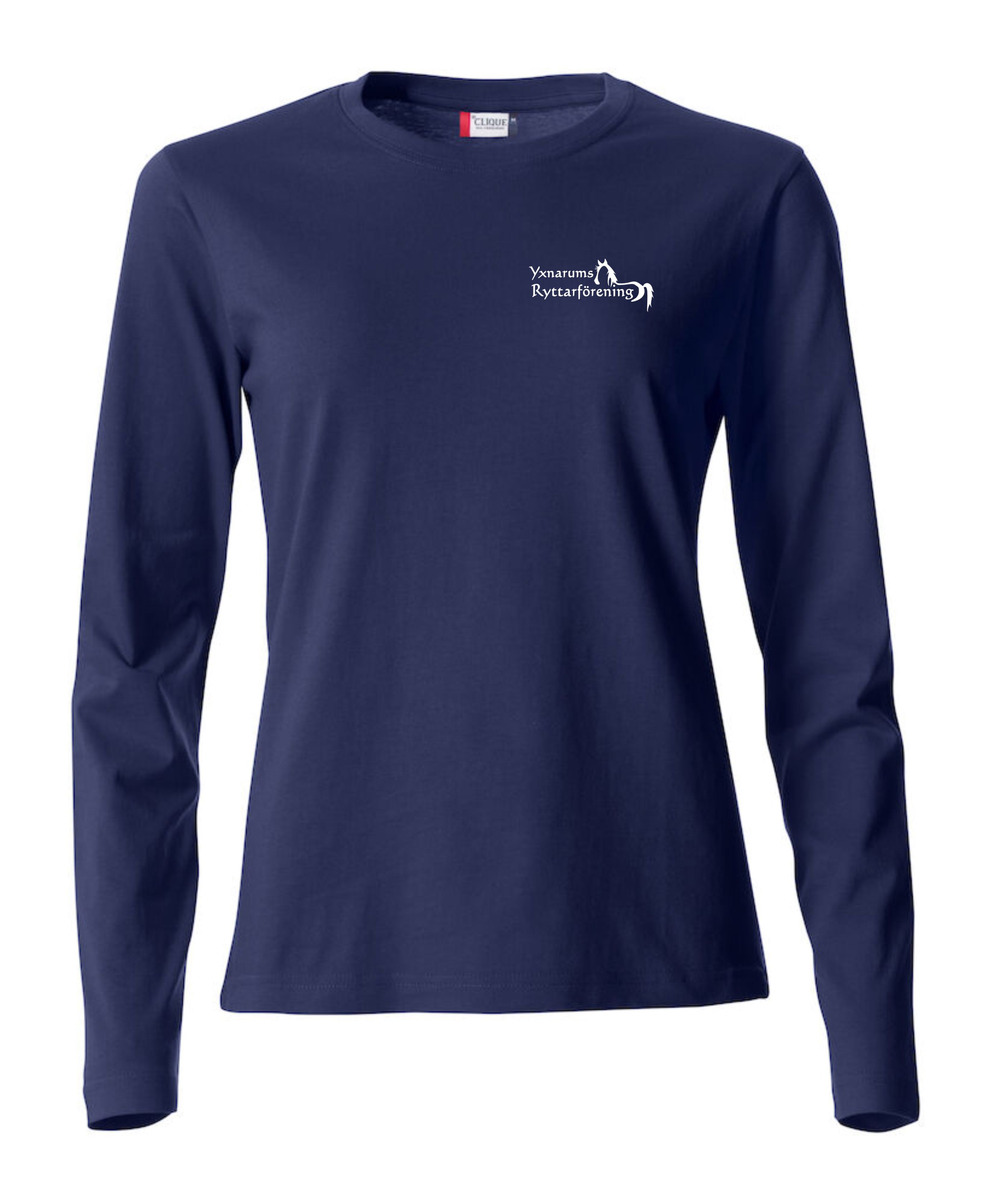 Basic T Longsleeve Dam (Yxnarums Ryttarförening)