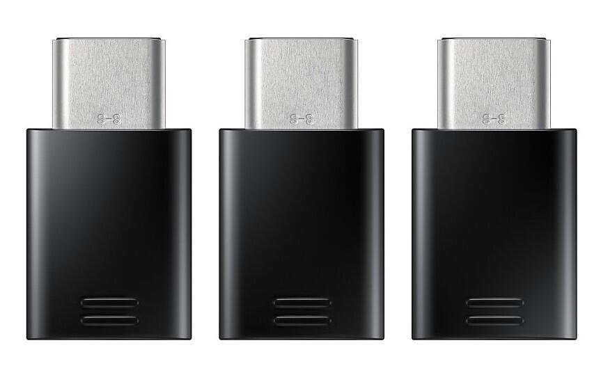 Samsung Adapter 3-pack USB-C till Micro-USB - Svart - 2
