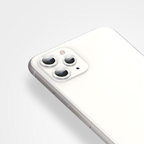 Baseus Alloy Linsskydd för iPhone 11 Pro & 11 Pro Max - Silver - 4
