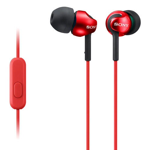 Original Sony Hörlurar In-ear MDR-EX110AP - Röd