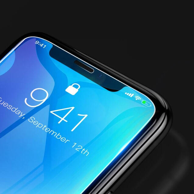 Baseus 0,15 mm Heltäckande Skärmskydd i Härdat Glas för iPhone XS Max - 2