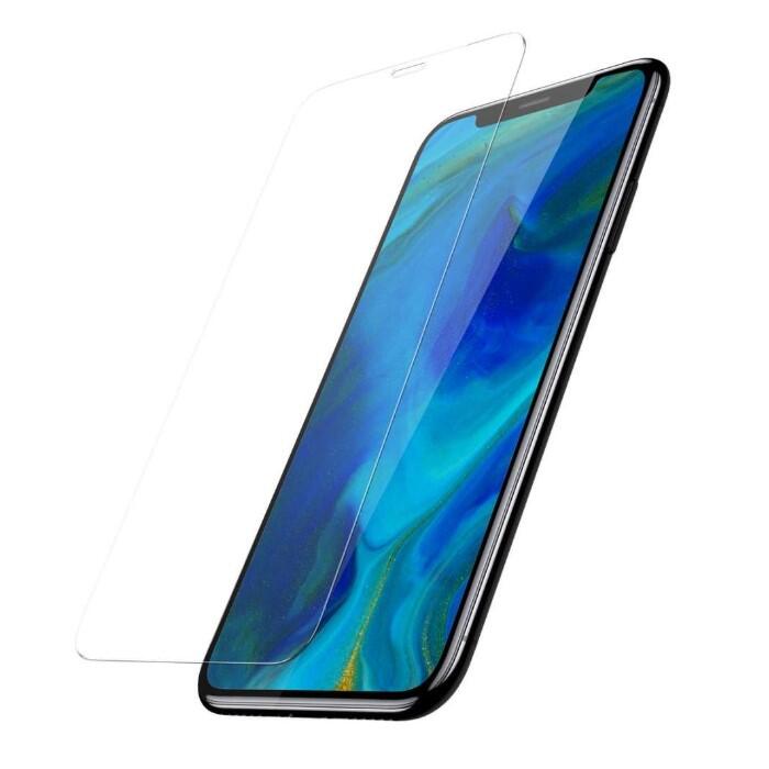 Baseus 0,15 mm Heltäckande Skärmskydd i Härdat Glas för iPhone XS Max