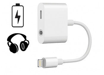 SiGN Lightning till 3.5mm Adapter för Ljud & Laddning