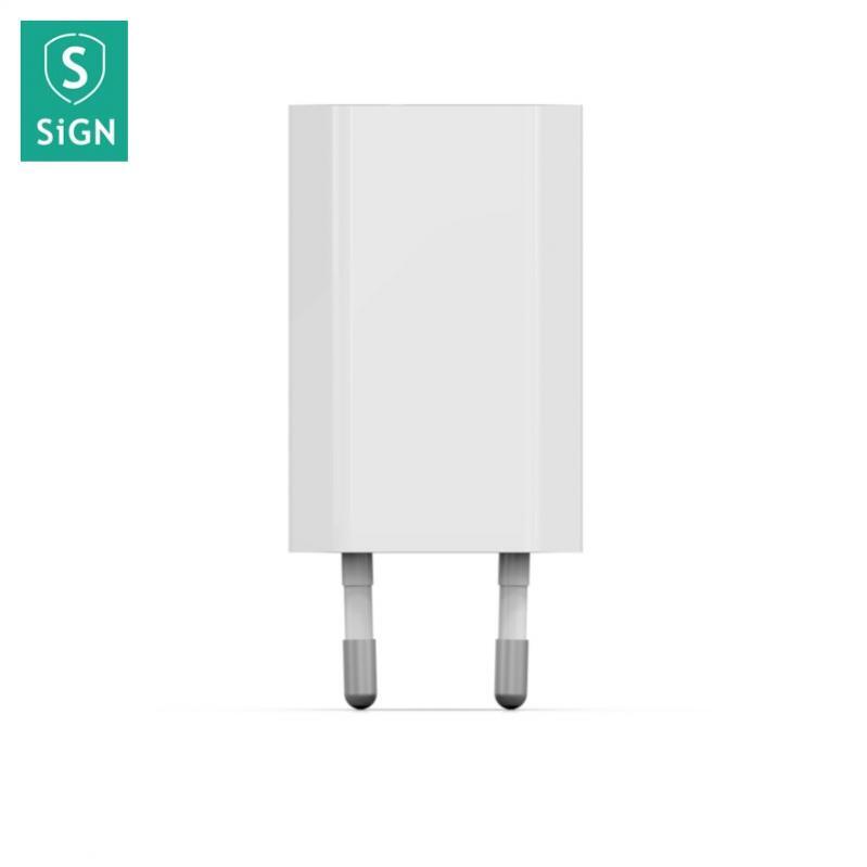 SiGN USB-C Laddare 1A, 2m - Vit - 2