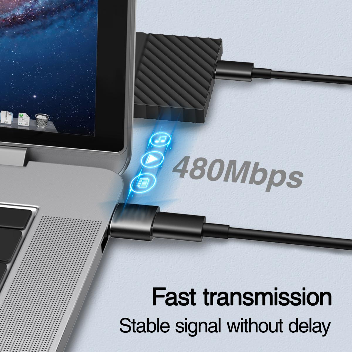 SiGN USB-C till USB-A Adapter, 2-pack - 3