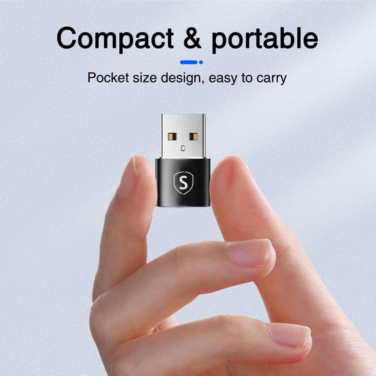 SiGN USB-C till USB-A Adapter, 2-pack - 6