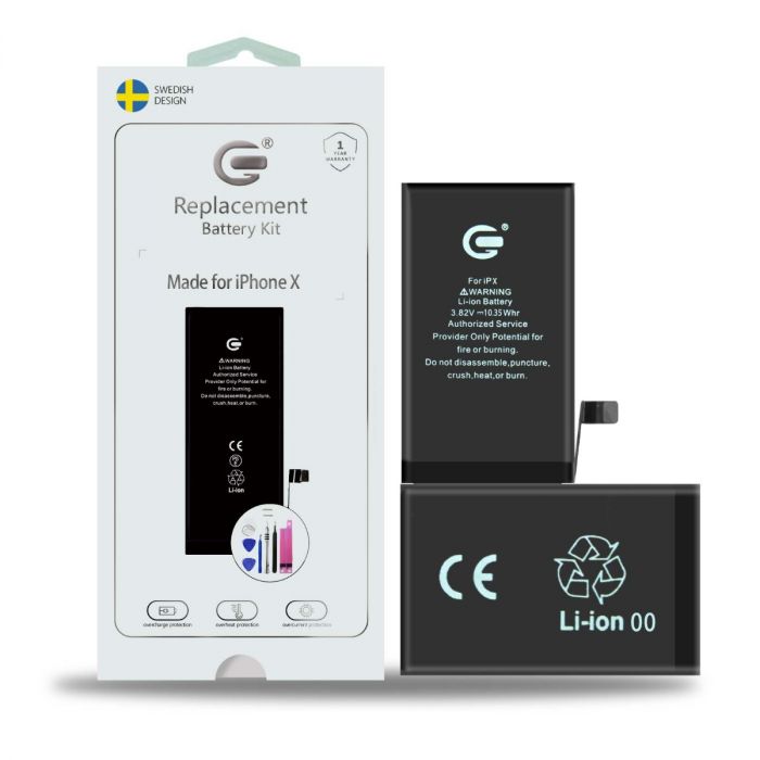 iPhone X Komplett Batterikit - 2