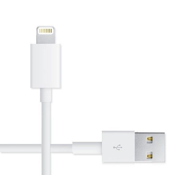 USB-kabel med Lightning-kontakt, 1 m 