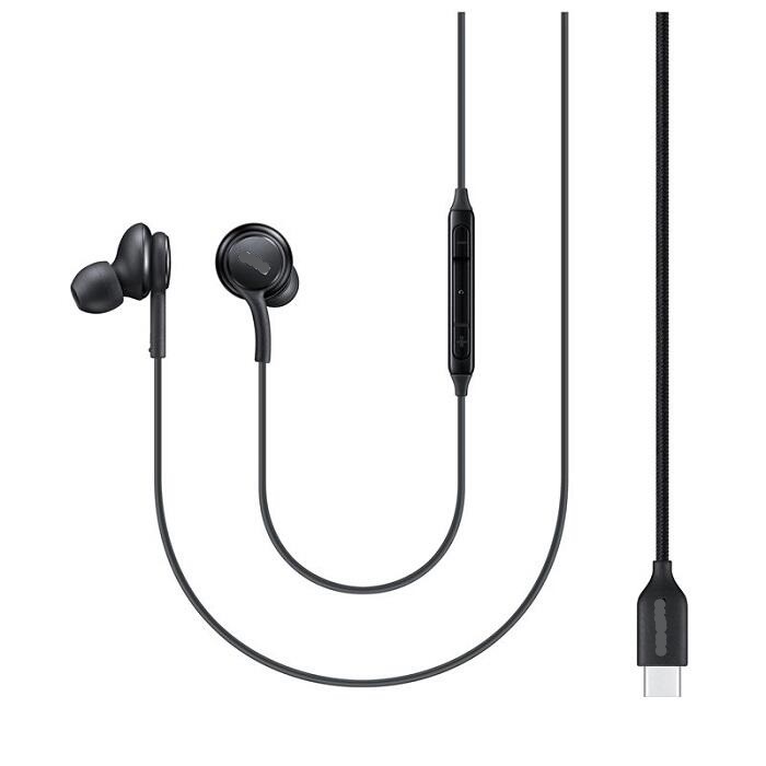 Original Samsung USB-C Hörlurar (Tuned By AKG) - Svart - 2