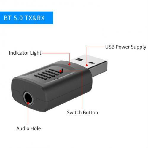 Bluetooth Mottagare & Sändare för Bil/Hifi/Dator etc. - USB/AUX - 2