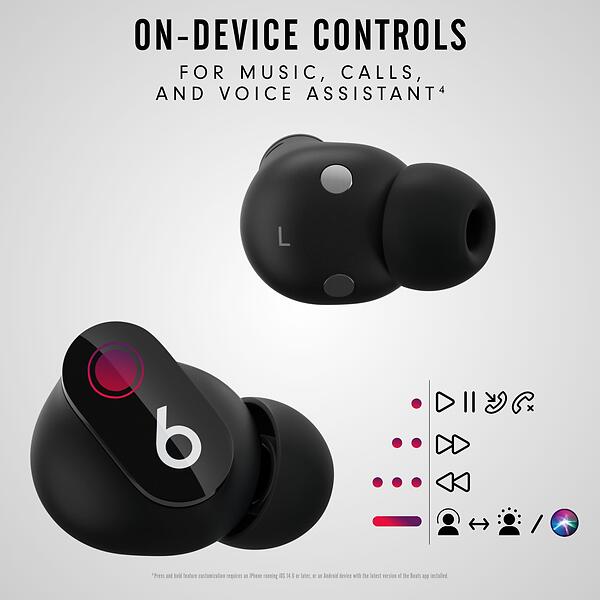 Original Beats by Dr. Dre Studio Buds Wireless - Svart - 5