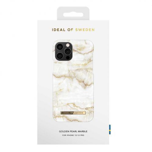 iDeal Fashion Skal för iPhone 12/12 Pro - Golden Pearl Marble - 2