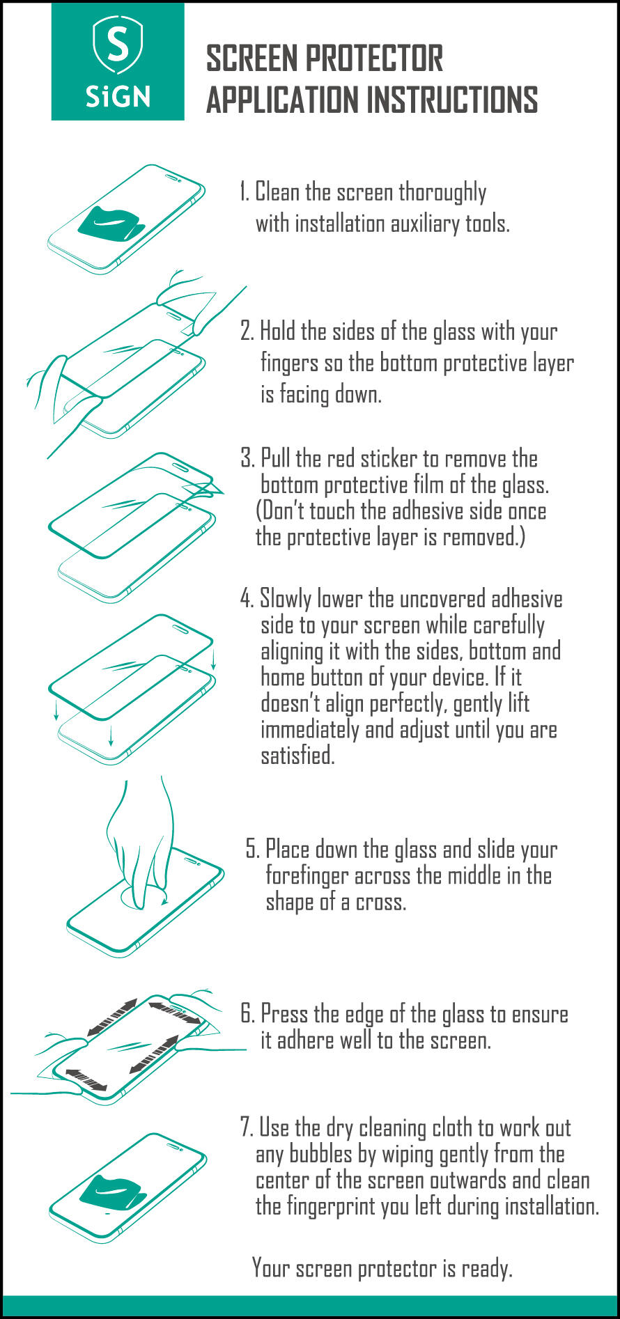 SiGN Heltäckande Skärmskydd i Härdat Glas för Huawei P20 - Svart - 2