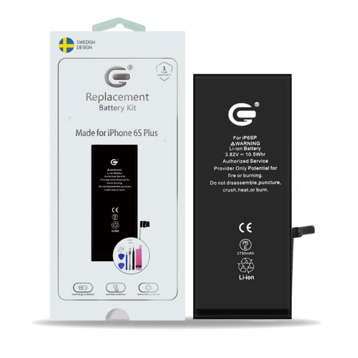 iPhone 6s Plus Komplett Batterikit - 2