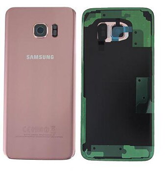 Samsung Galaxy S7 Edge Baksida Med Tejp - Roseguld