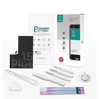 Komplett Kit för Batteribyte - iPhone 15 Plus