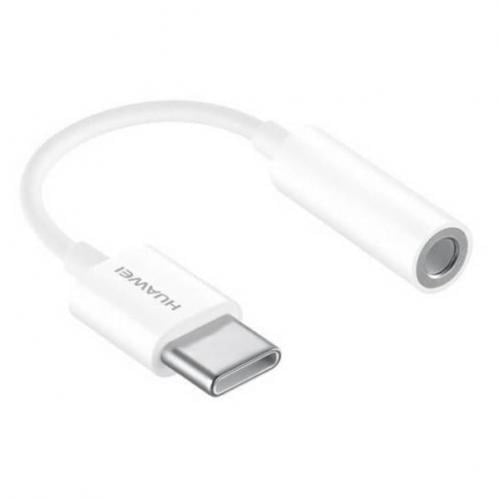 Original Huawei Adapter USB-C till Hörlursuttag (3.5 mm) - Vit - 2