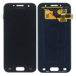 Samsung Galaxy A3 2017 Skärm LCD Display - Svart - Original