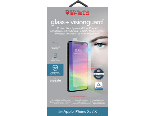 Zagg Invisibleshield Glass Plus VisionGuard för iPhone X/XS - 2