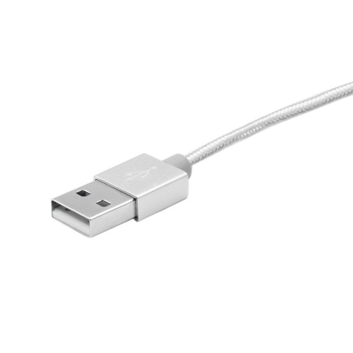 MFi Apple Certifierad Magnetic iPhone & iPad Lightning Till USB Kabel - Silver - 3