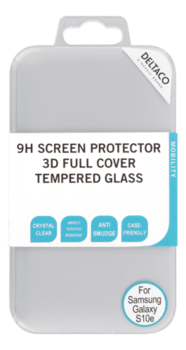 DELTACO Skärmskydd i 2.5D Härdat Glas för Samsung Galaxy S10e - Transparent