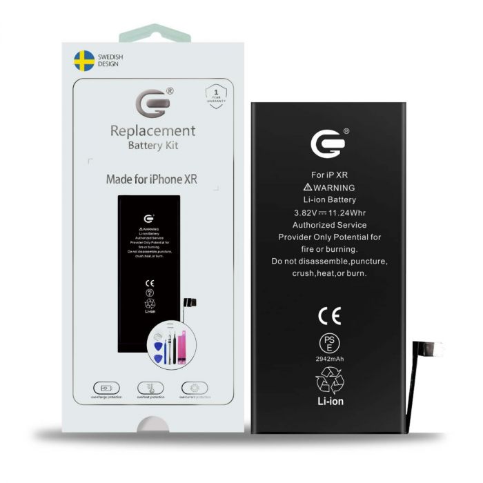 iPhone XR Komplett Batterikit - 2