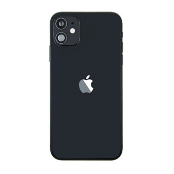 Original iPhone 11 Komplett Baksida Med Alla Flex Kablar - Svart