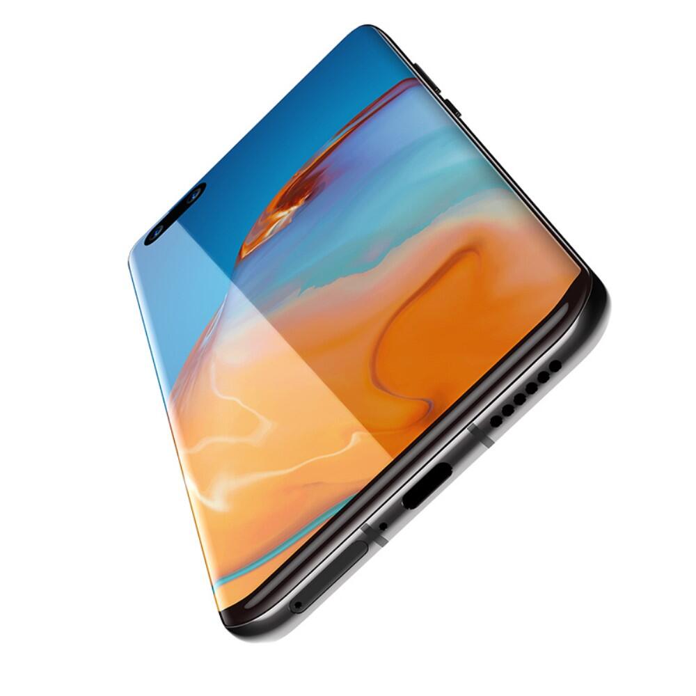 Baseus Heltäckande Curved Skärmskydd för Huawei P40 Pro (2-pack) - Svart - 2