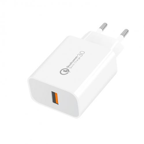 SiGN Väggladdare USB-A QC 3.0 18W 3A - Vit - 2
