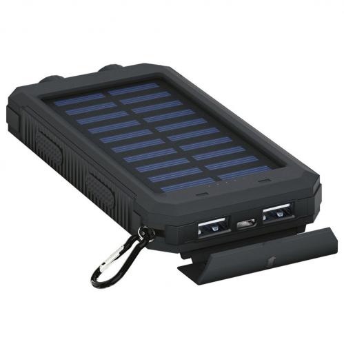 SiGN Powerbank med Solceller, 8000mAh - Svart - 2