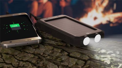 SiGN Powerbank med Solceller, 8000mAh - Svart - 3
