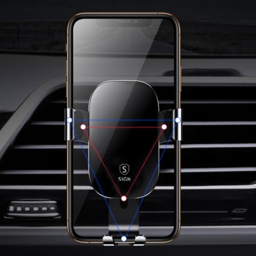 SiGN Bilhållare för Smartphones med 360° Rotation - Svart - 2
