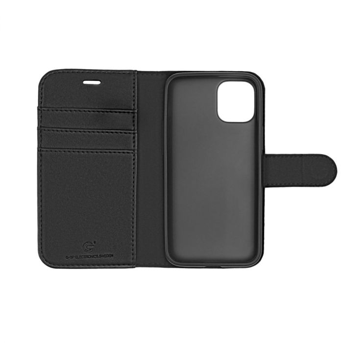 Flip Stand Läderfodral för iPhone 12/12 Pro Hög kvalité - Svart - 3