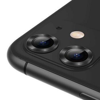 Baseus Alloy Linsskydd för iPhone 11 - Svart