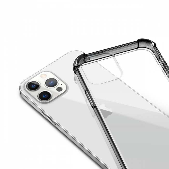 Shockproof Skal för iPhone 12/12 Pro Hög kvalité - Svart - 2