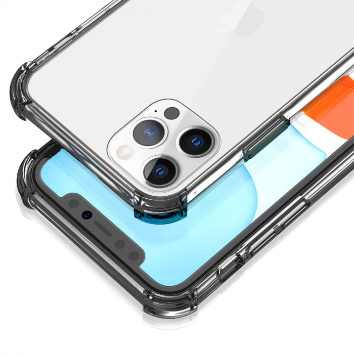 Shockproof Skal för iPhone 12/12 Pro Hög kvalité - Svart - 3